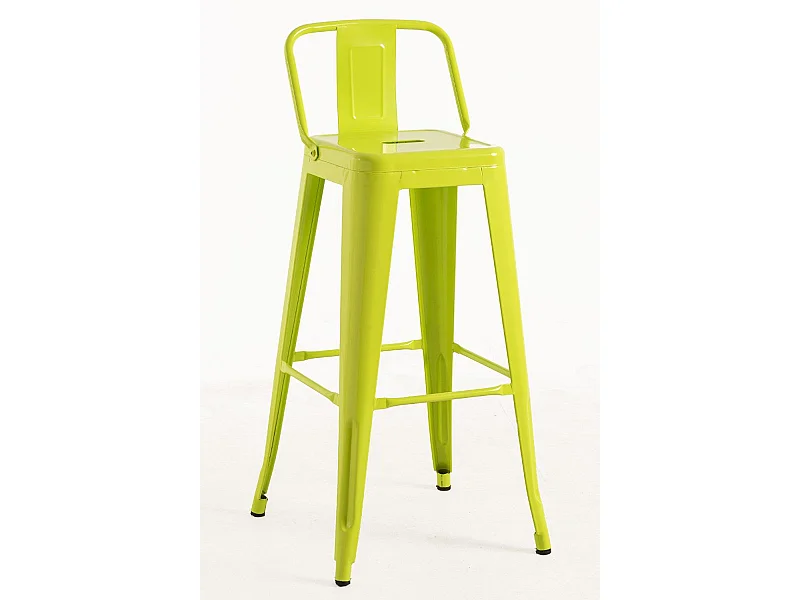 Lote de 2 Taburetes Torix Respaldo - Verde Flora