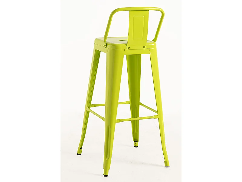 Lote de 2 Taburetes Torix Respaldo - Verde Flora