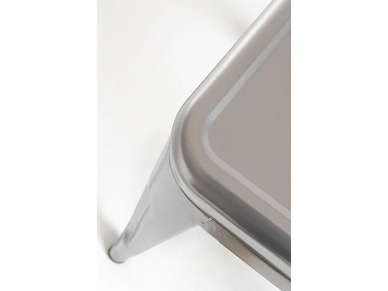 Lote de 6 Taburetes Torix Pequeños - Gris metalizado