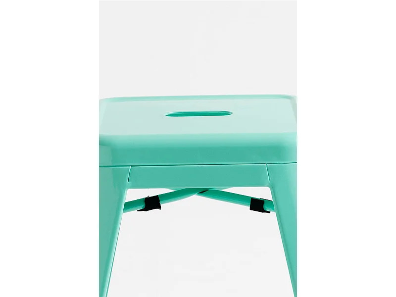 Lote de 6 Taburetes Torix Pequeños - Verde menta