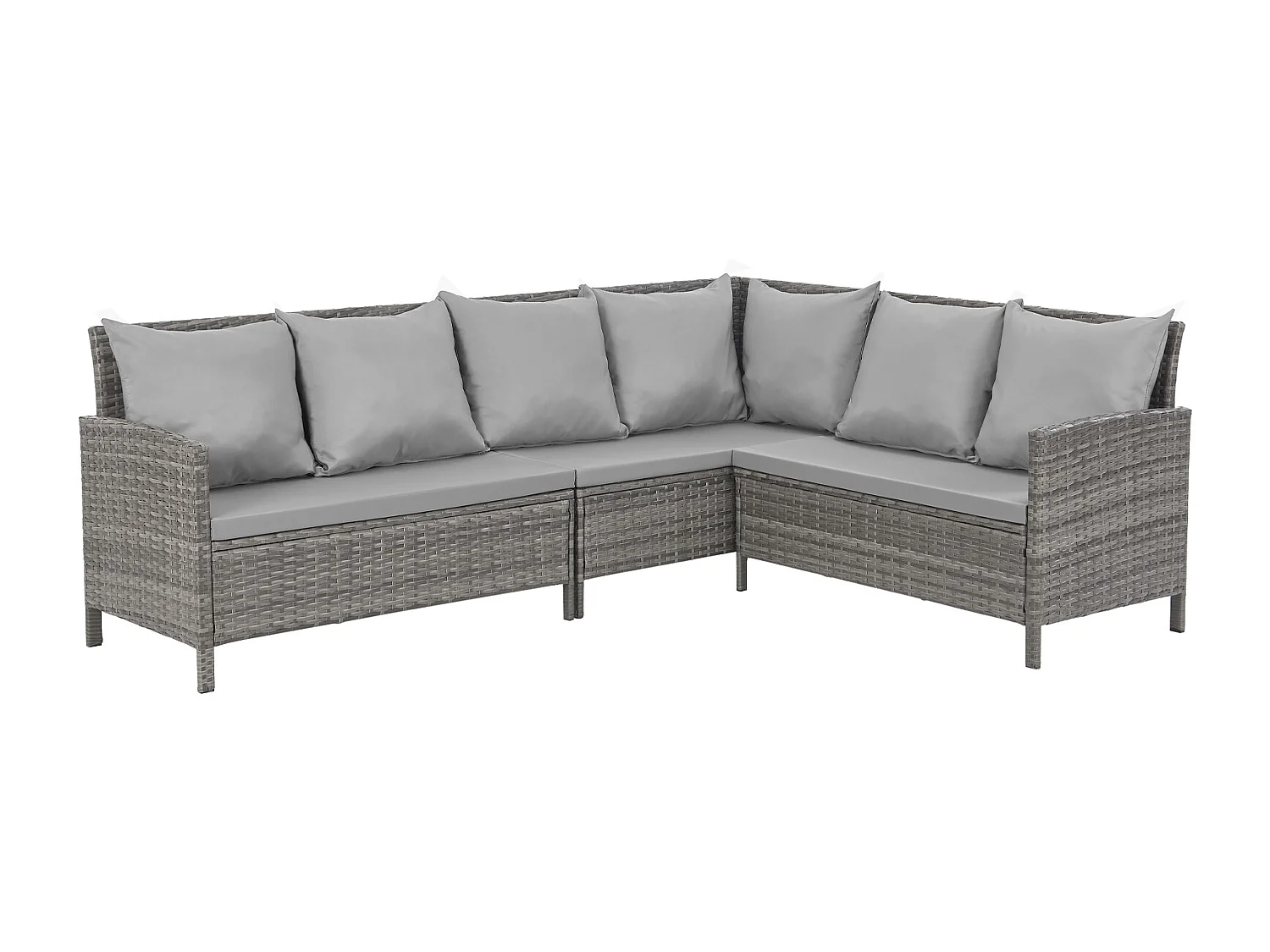 Ensemble de meubles de jardin en poly rotin