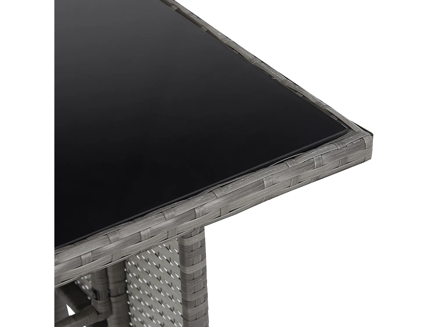 Ensemble de meubles de jardin en poly rotin