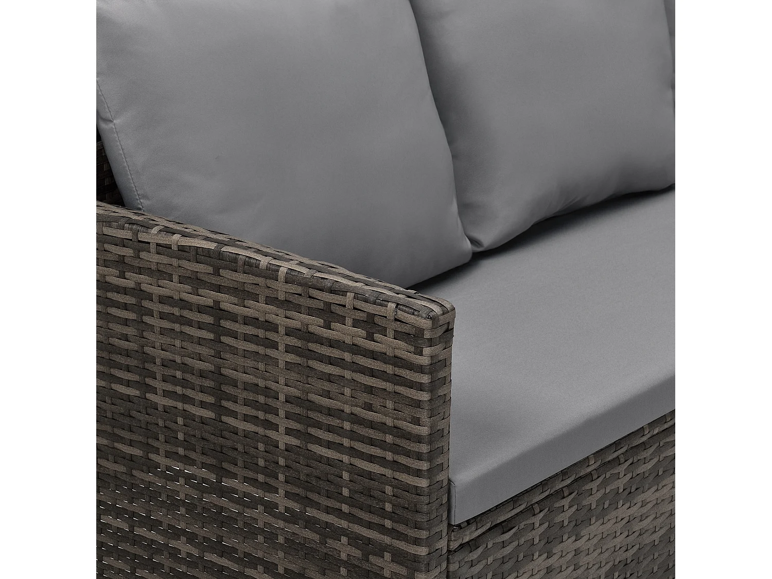 Set Poly Rotin Salon de jardin avec Housse