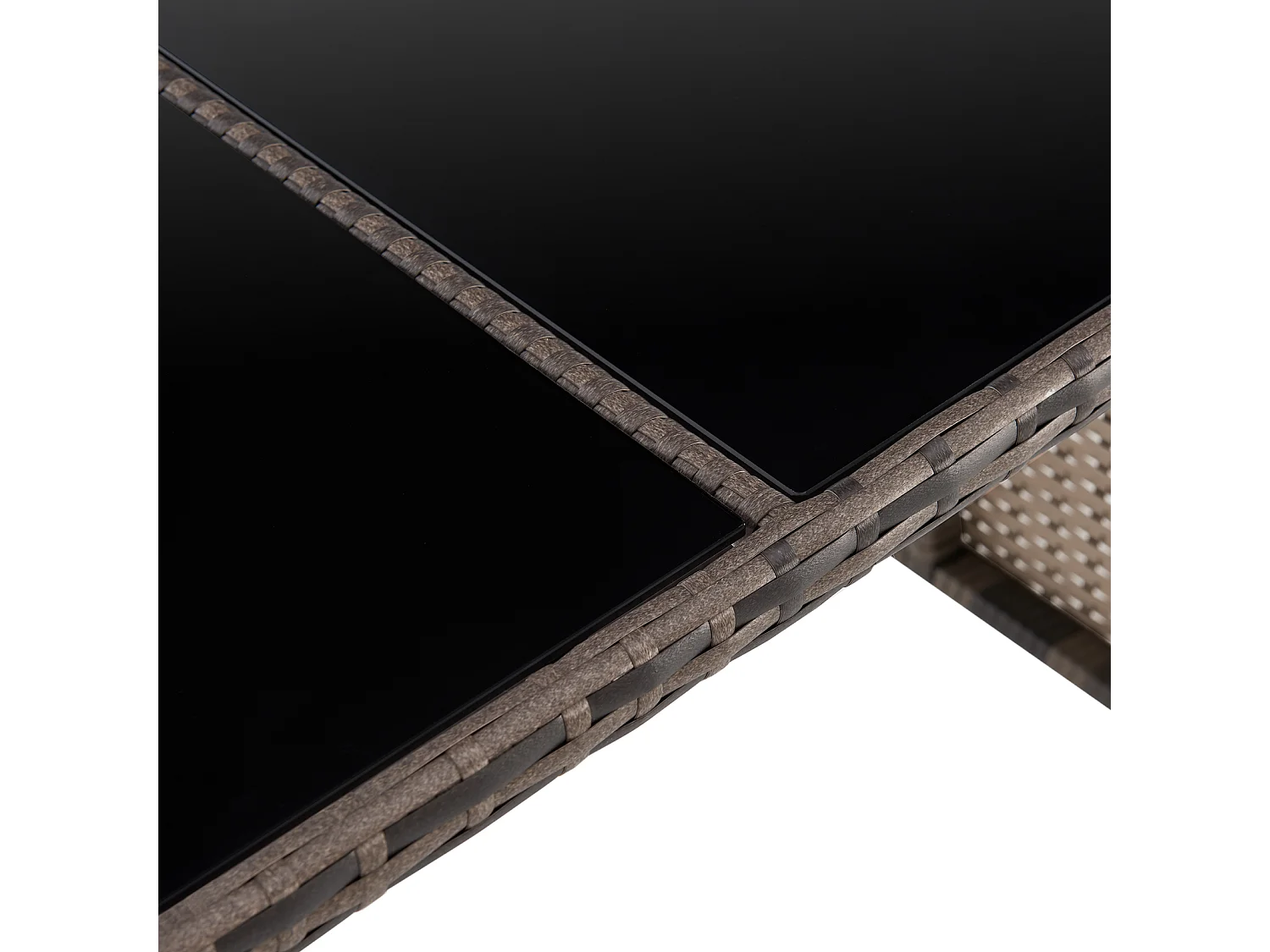 Ensemble de meubles de jardin en poly rotin