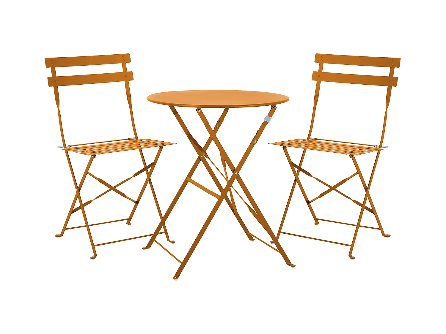 Meubles de balcon Chaise Table Métal pliants