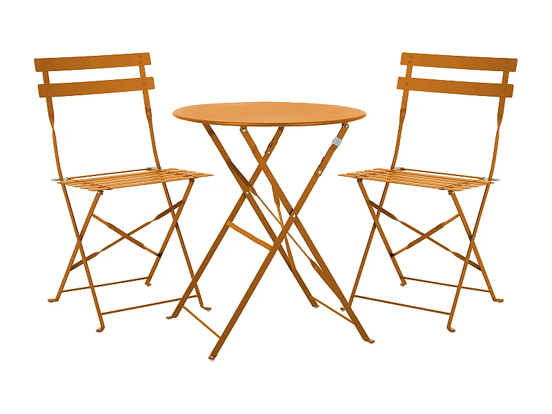 Meubles de balcon Chaise Table Métal pliants