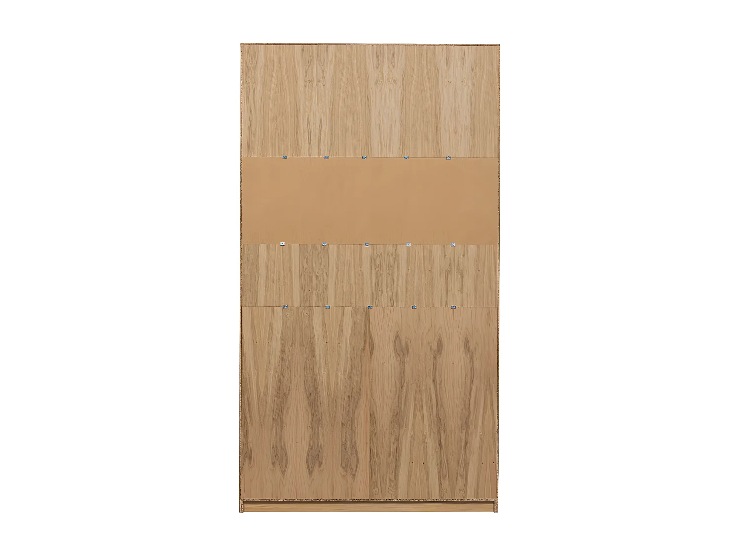 Modulair - Bibliothèque 2 portes en bois H199cm - Bois clair