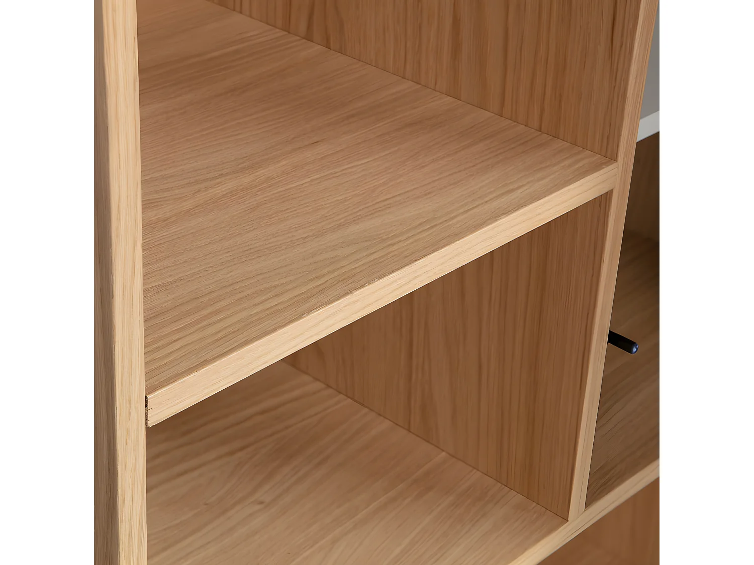 Modulair - Bibliothèque 3 portes en bois H199cm - Bois clair