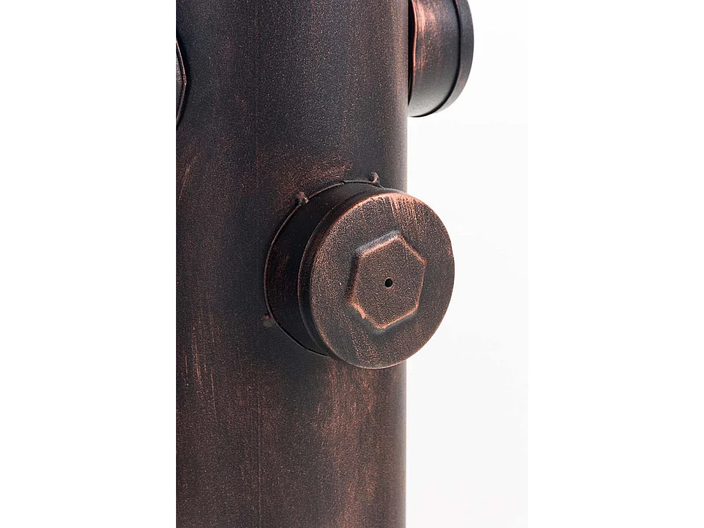 Table haute de bar - rond Ø 54 cm - Métal - Bronze - Ruhr