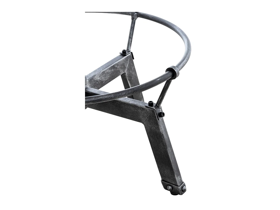 Stehtisch - rund - Holz - Argent antique - Malita