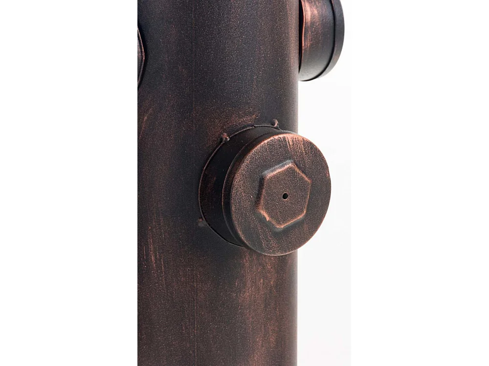 Lot de 2  Table haute - rond Ø 54 cm - Métal - Bronze - Ruhr