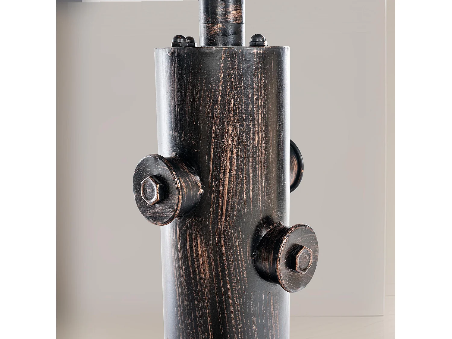 Lot de 2  Table haute - rond Ø 54 cm - Métal - Bronze - Ruhr