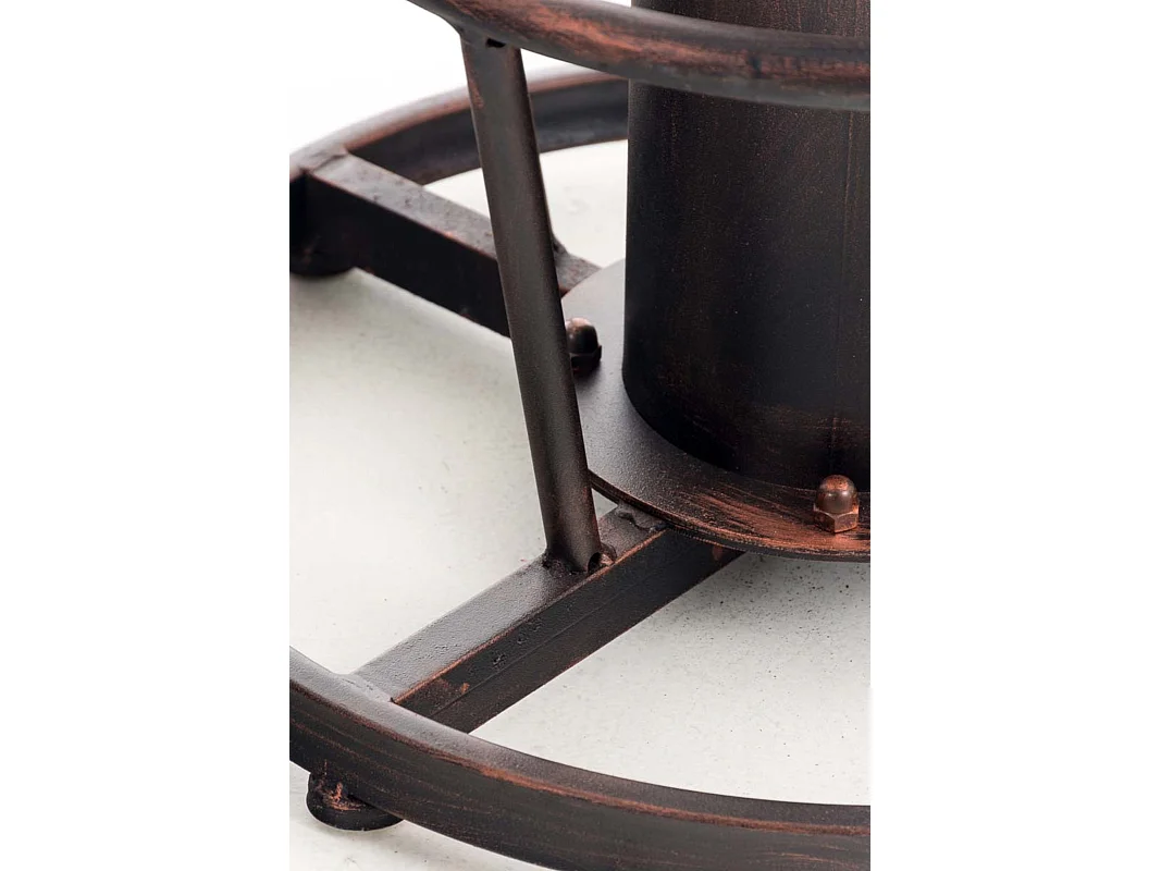 Lot de 2  Table haute - rond Ø 54 cm - Métal - Bronze - Ruhr