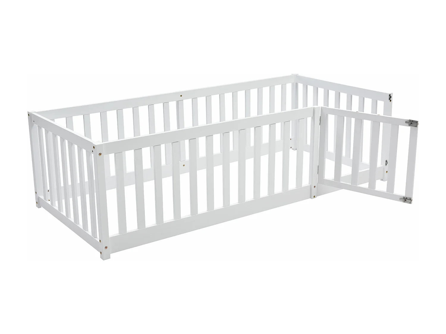 Cama acolchoada para adulto 180 x 793 cm, sem cabeceira, com faixa LED (monocromática), base com suspensão hidráulica, bege.