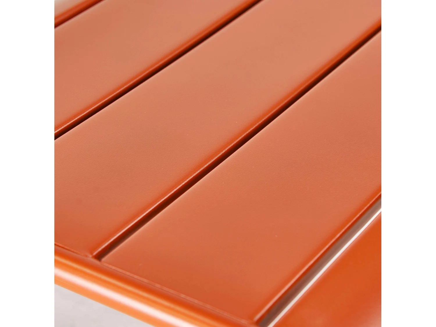 Repose pied en métal orange - Palavas