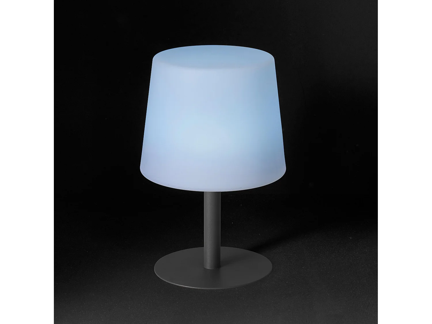 Mini lampe acier anthracite