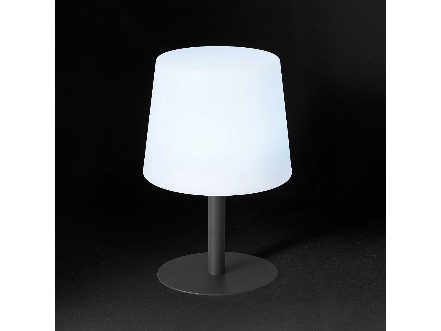 Mini lampe acier anthracite