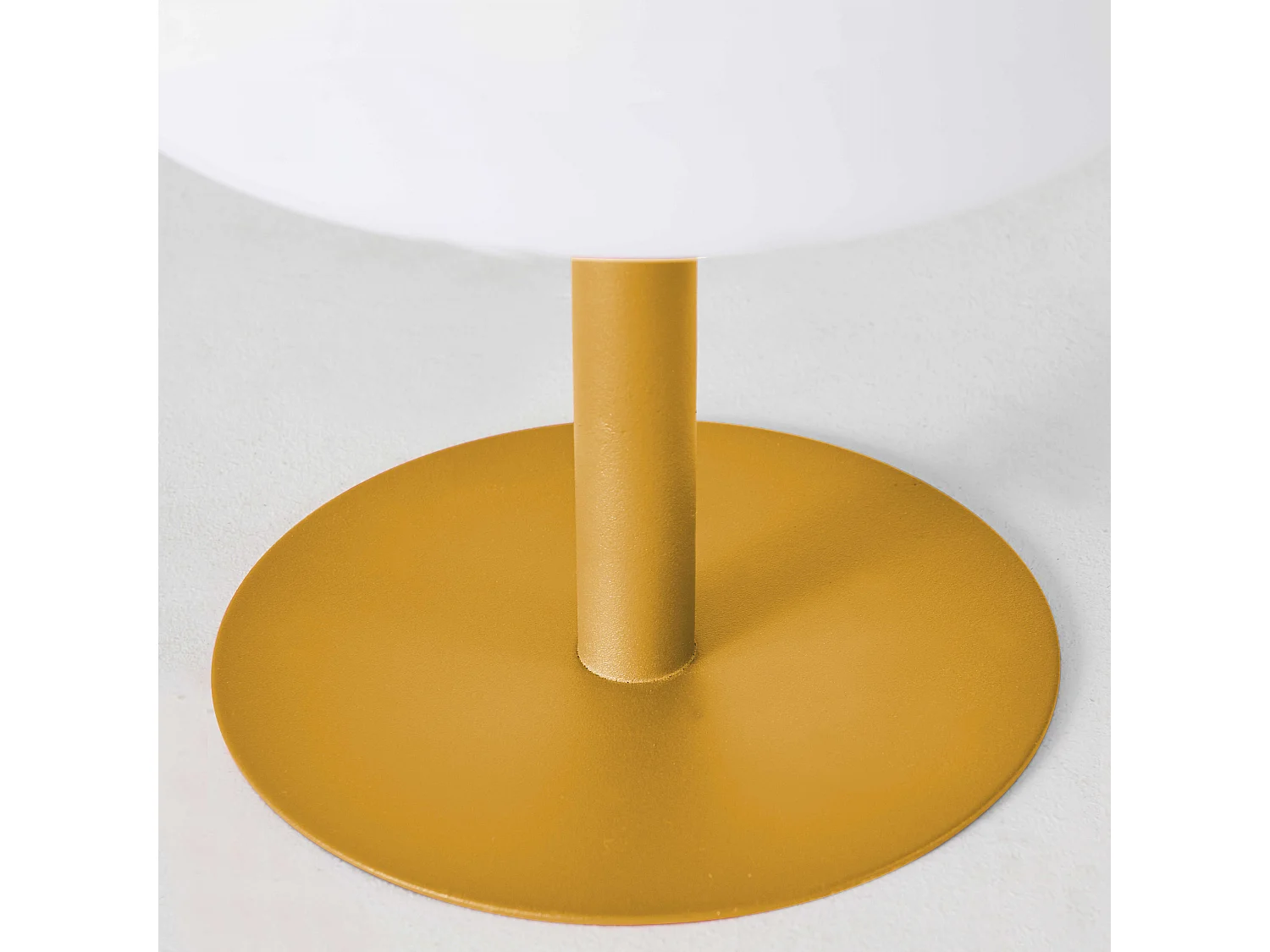 Mini lampe acier jaune