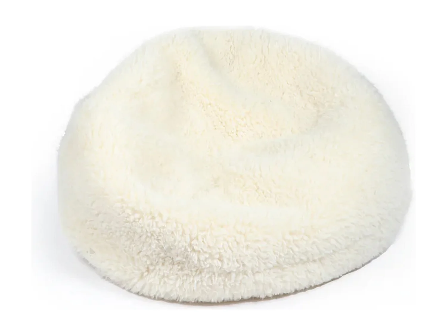 Pouf medium polyester et fausse fourrure collection SOFT ANIMALS mouton avec garnissage