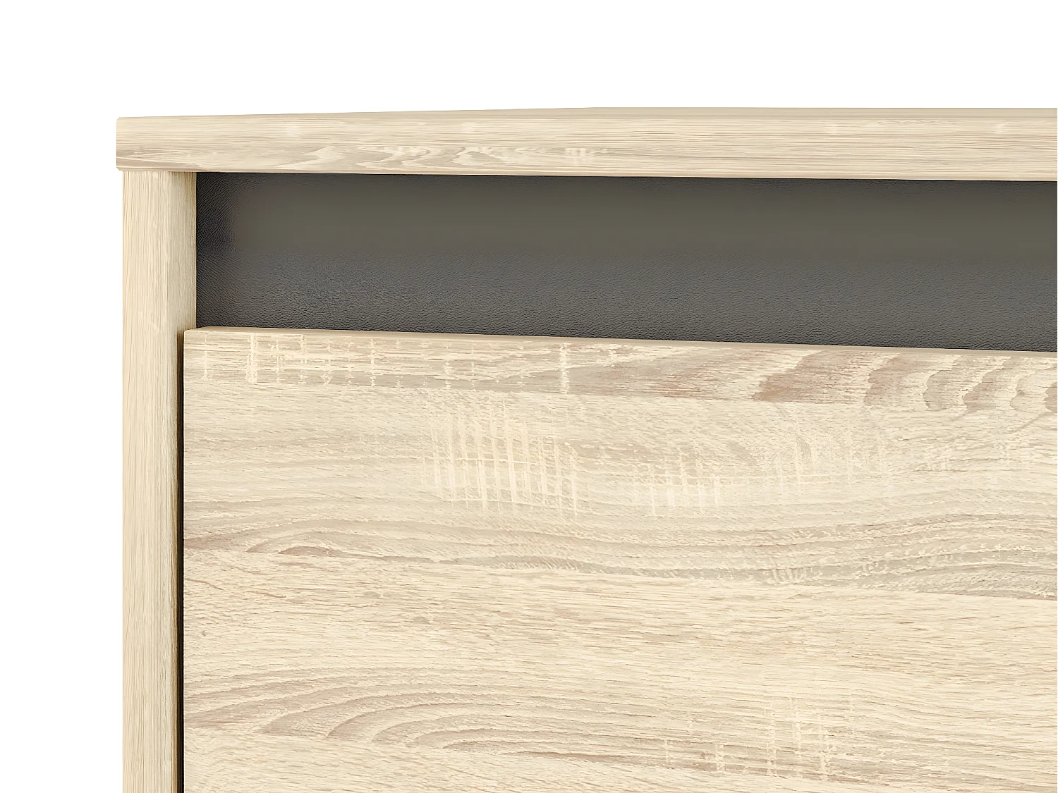 KLEIDERSCHRANK Avo Sonoma Eiche, Absetzung austauschbar 120 / 50 / 200cm