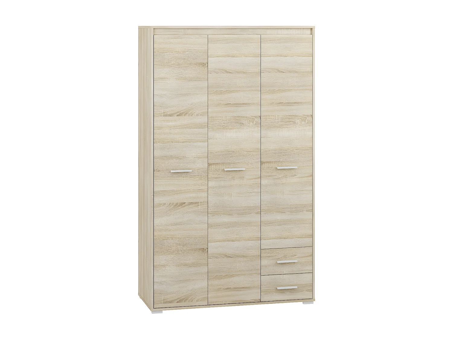 KLEIDERSCHRANK Avo Sonoma Eiche, Absetzung austauschbar 120 / 50 / 200cm