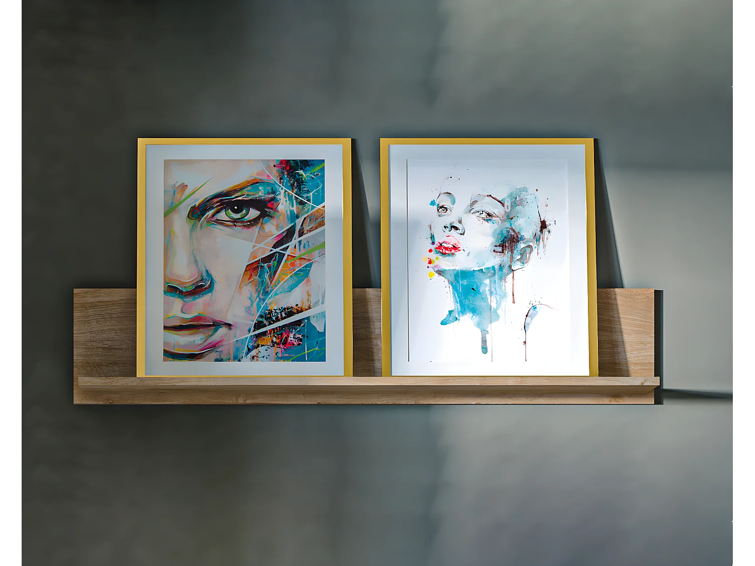 WANDREGAL Luis Ribbeck Eiche, 120 / 20 / 24cm