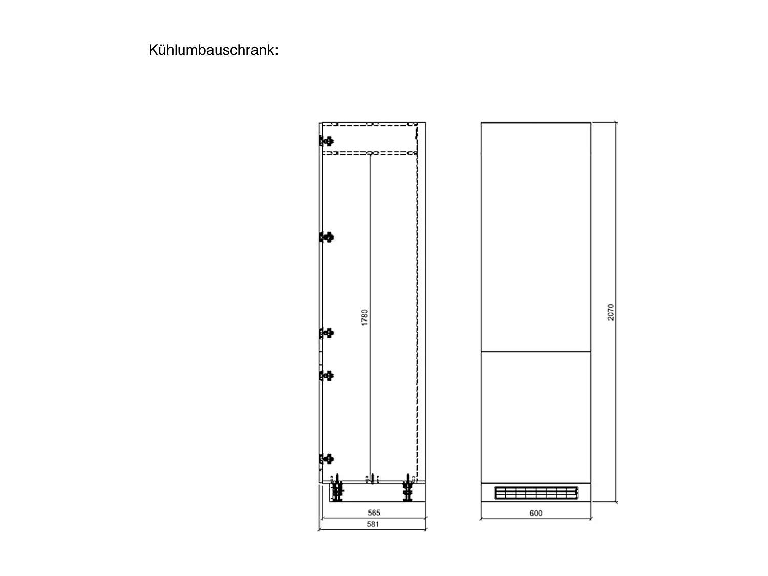 KÜCHENLEERBLOCK Livorno weiß / cremeweiß matt 15-teilig