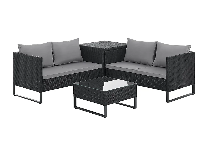 salon de jardin en rotin