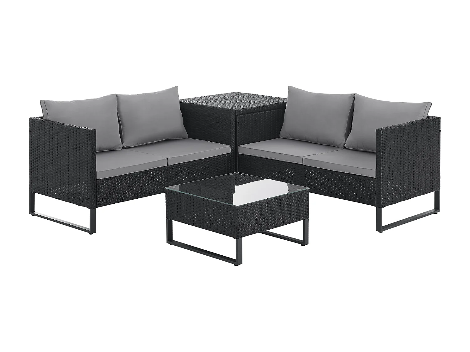 salon de jardin en rotin