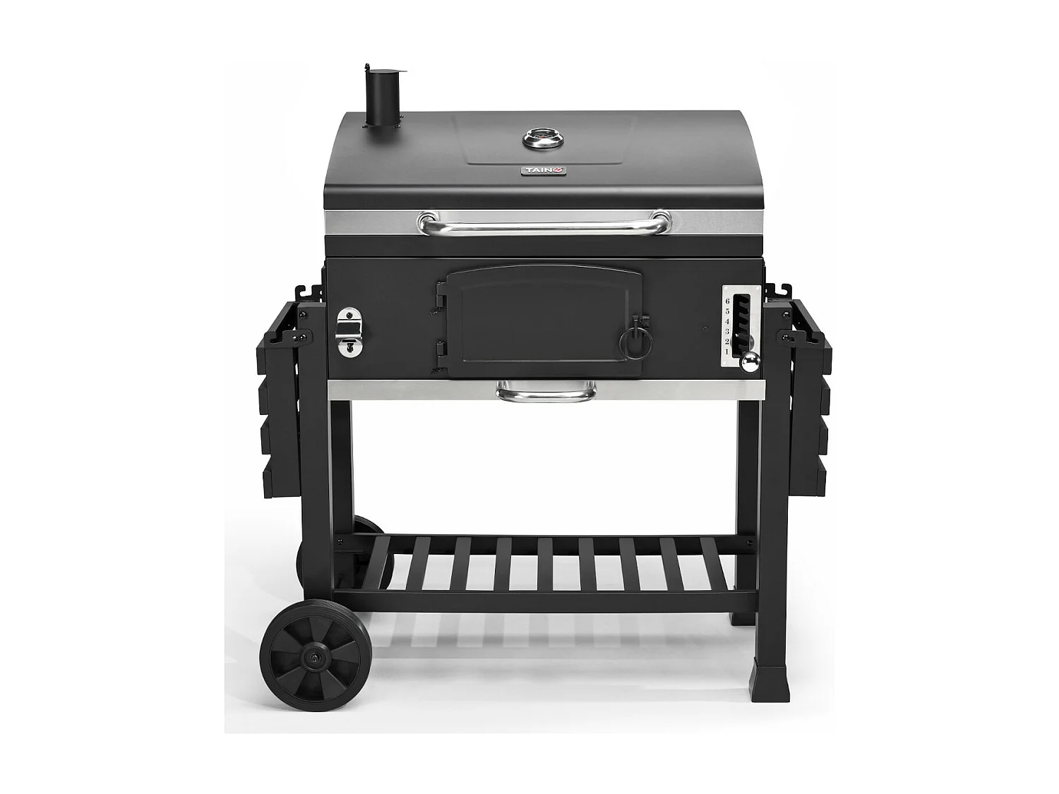 HOLZKOHLEGRILL und Smoker HERO XXL