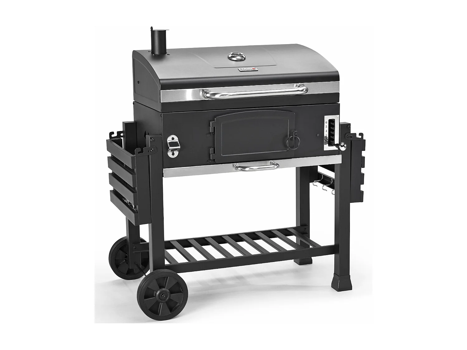 HOLZKOHLEGRILL und Smoker Set HERO XXL