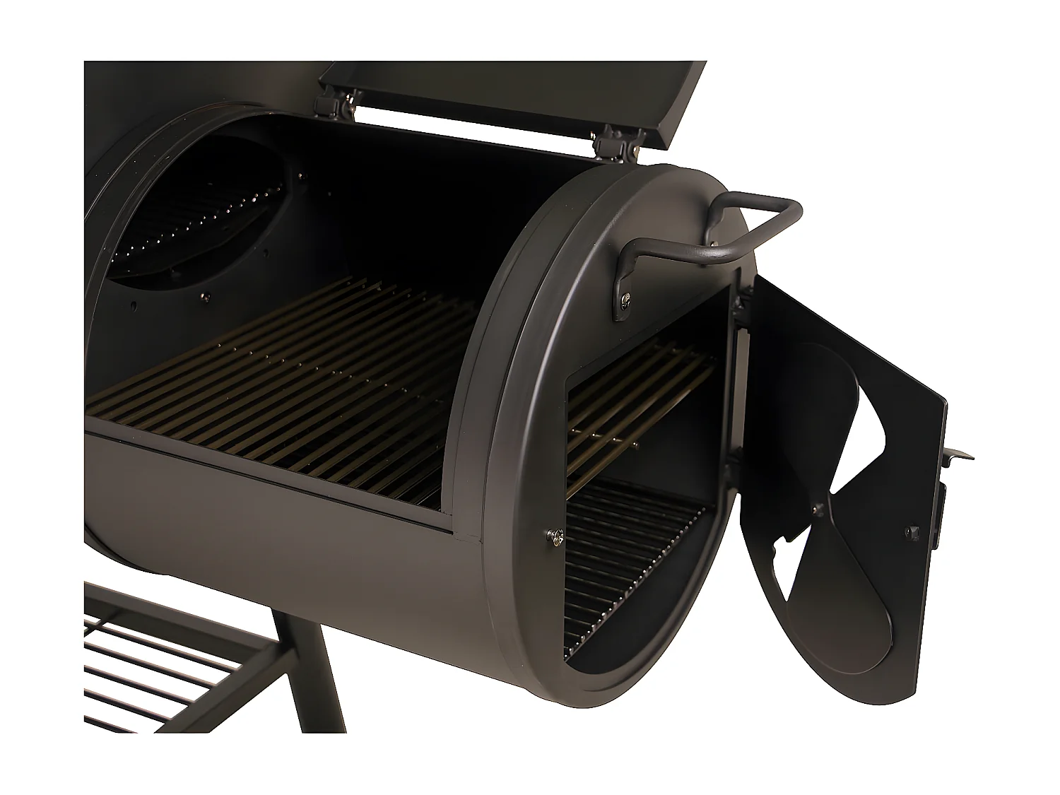 Fumoir 110 kg massif BBQ charbon de bois