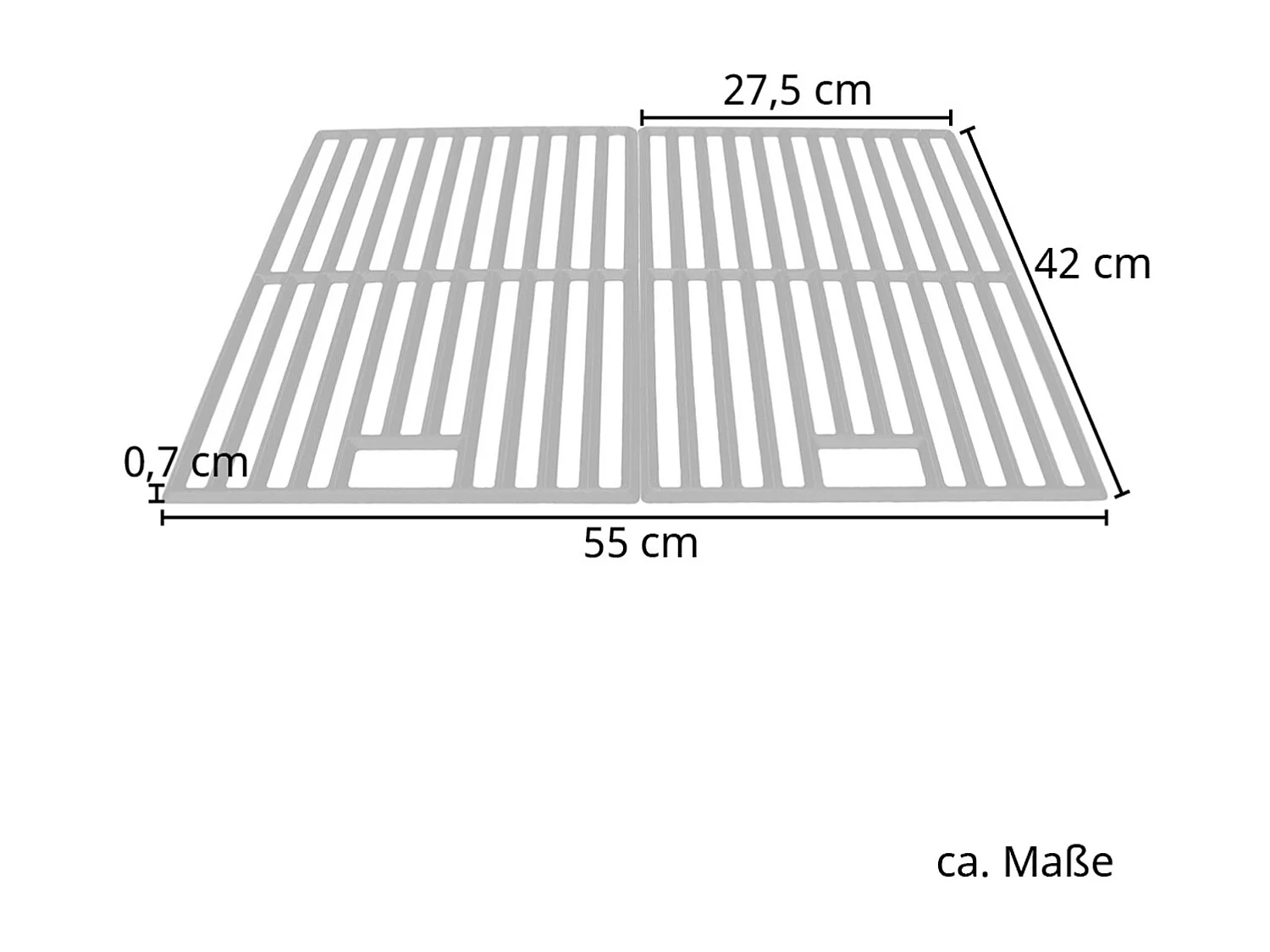 HOLZKOHLEGRILL und Smoker Set HERO XL