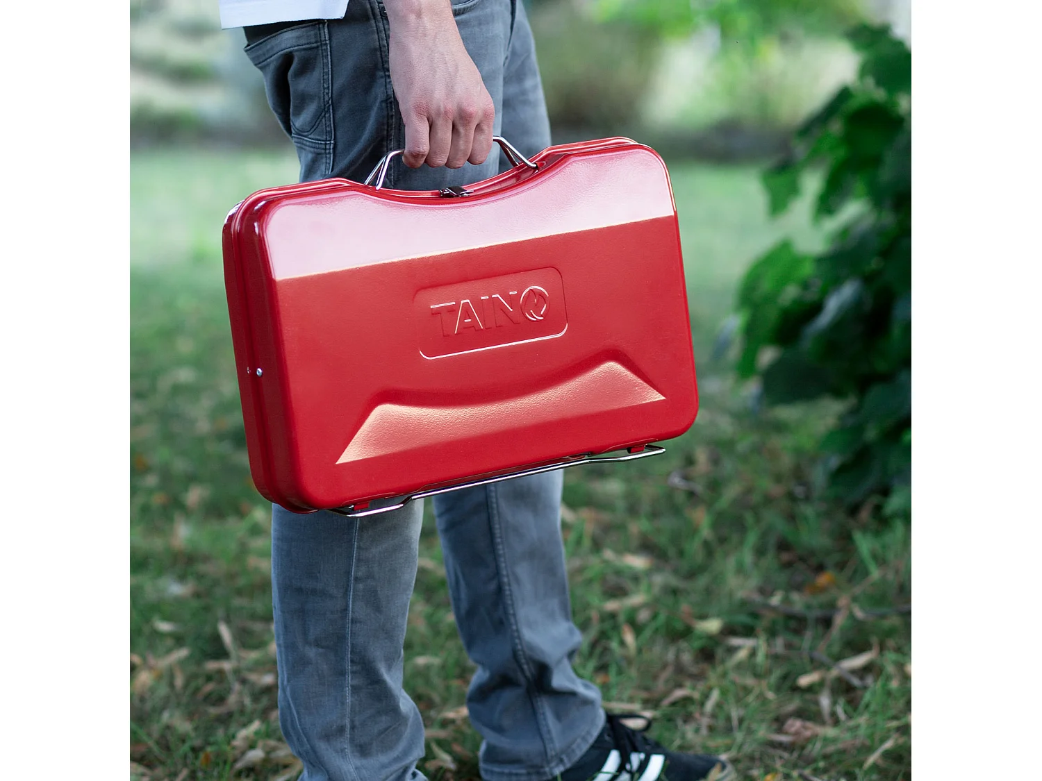 KOFFERGRILL MOX Kohlegrill Rot