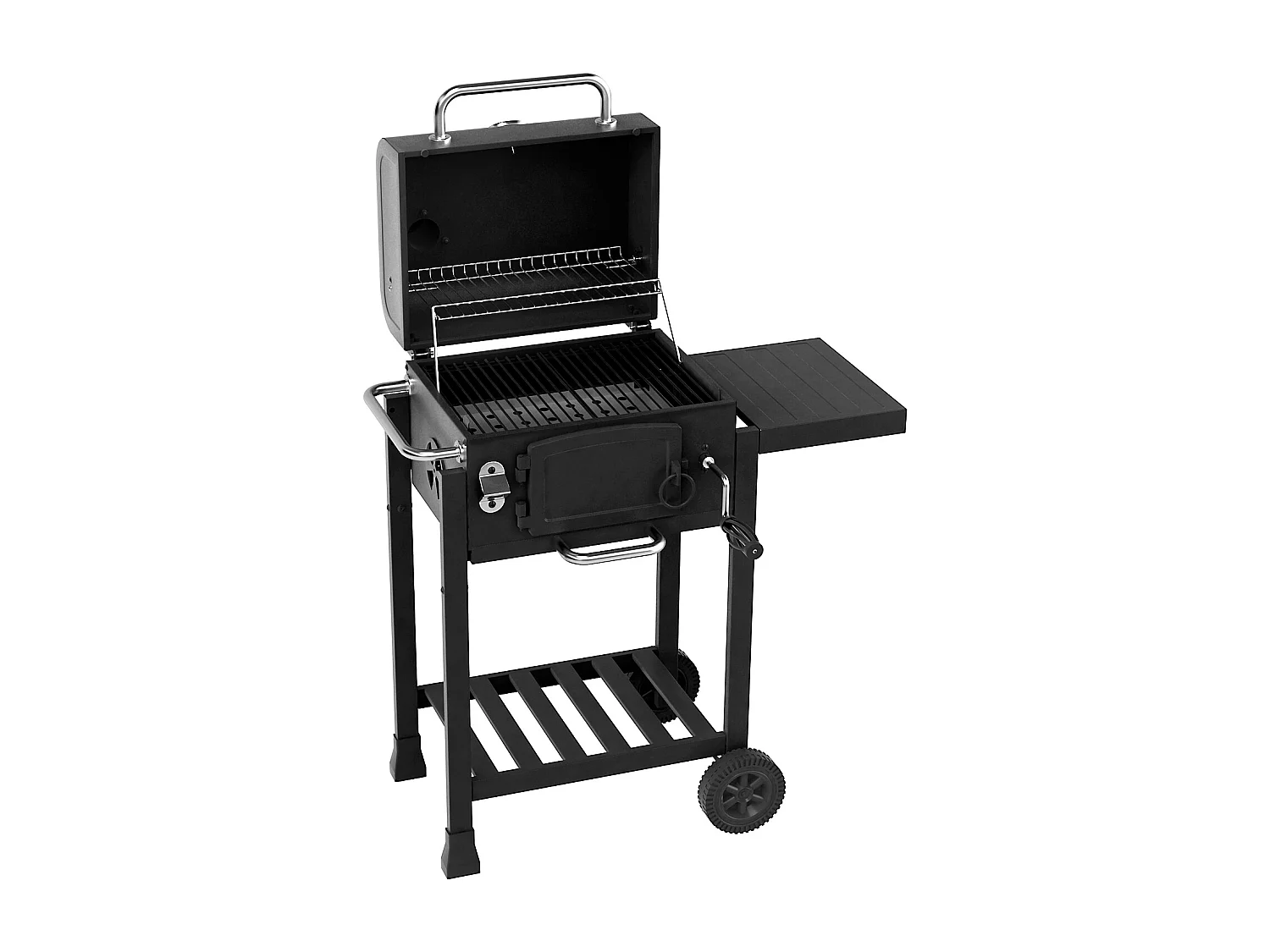 HOLZKOHLEGRILL HERO Schwarz