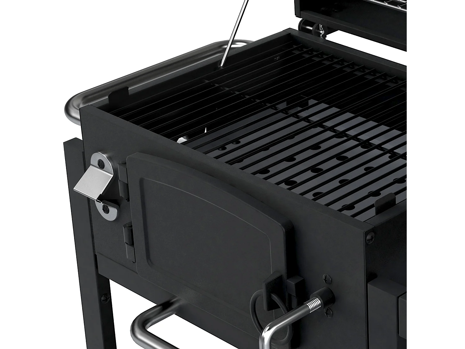 HOLZKOHLEGRILL HERO Schwarz