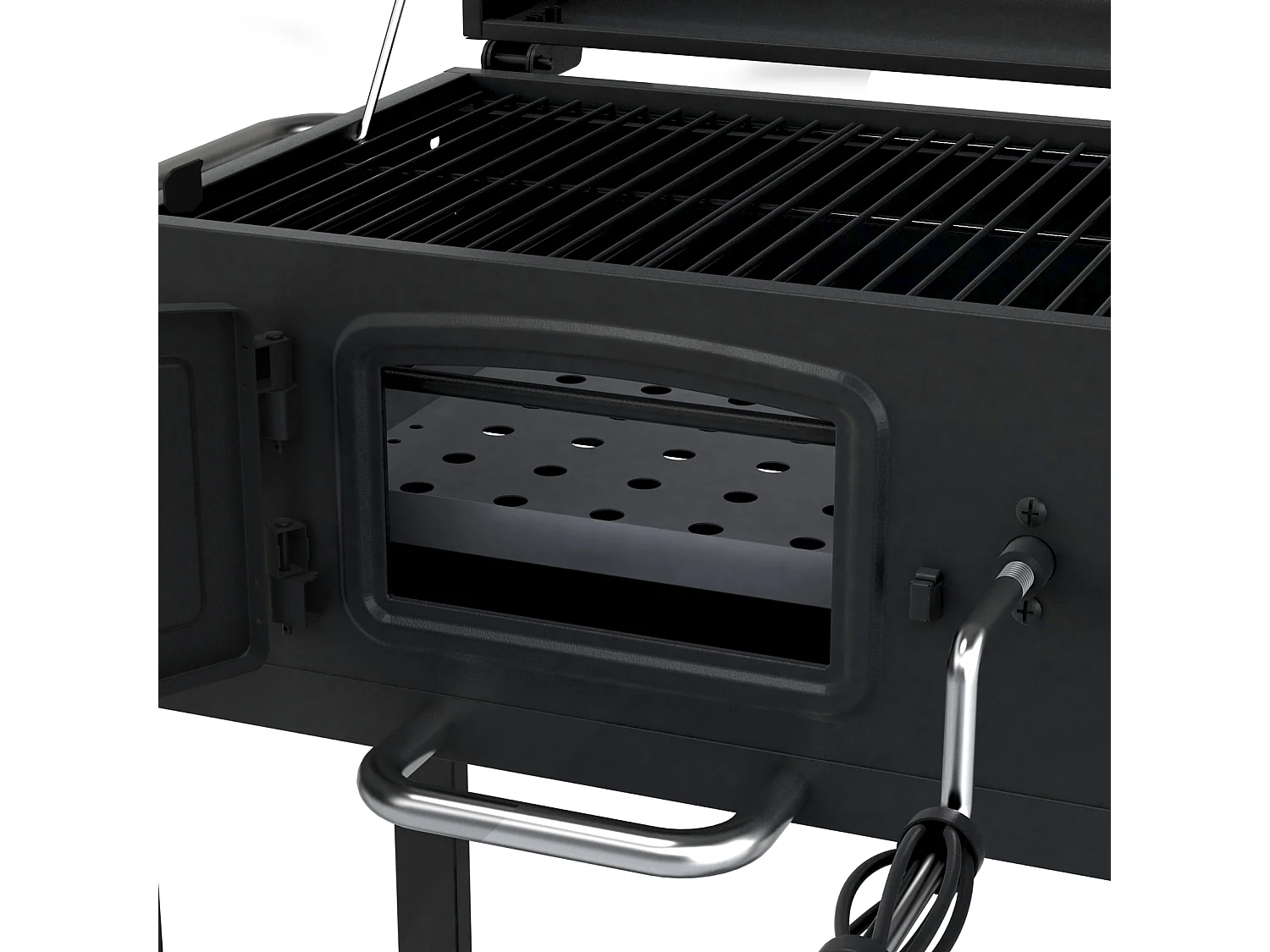 HOLZKOHLEGRILL HERO Schwarz