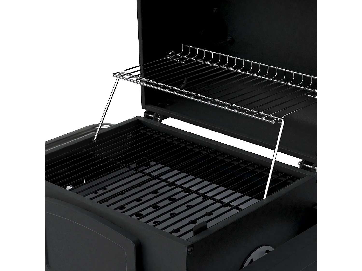 HOLZKOHLEGRILL HERO Schwarz