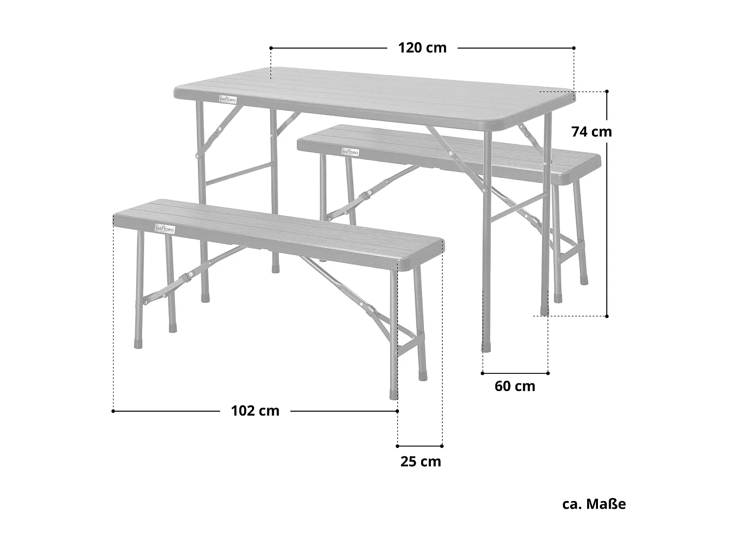 Ensemble de tente à bière 3pcs