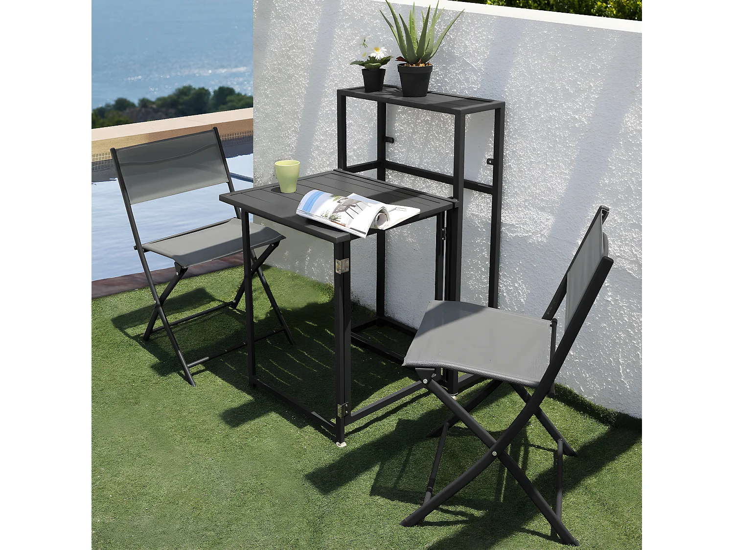 Balcon Set peu encombrant
