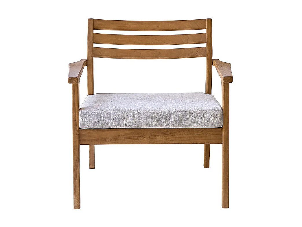 Fauteuil de jardin en teck massif