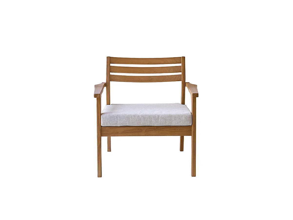 Fauteuil de jardin en teck massif