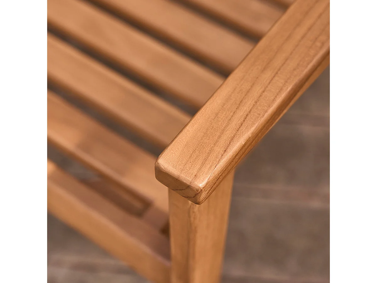 Fauteuil de jardin en teck massif