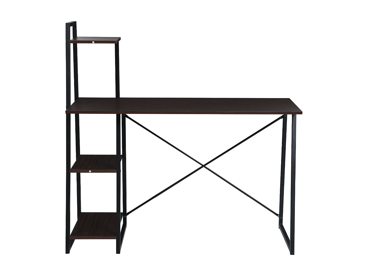 Bureau Étagère Pieds en métal