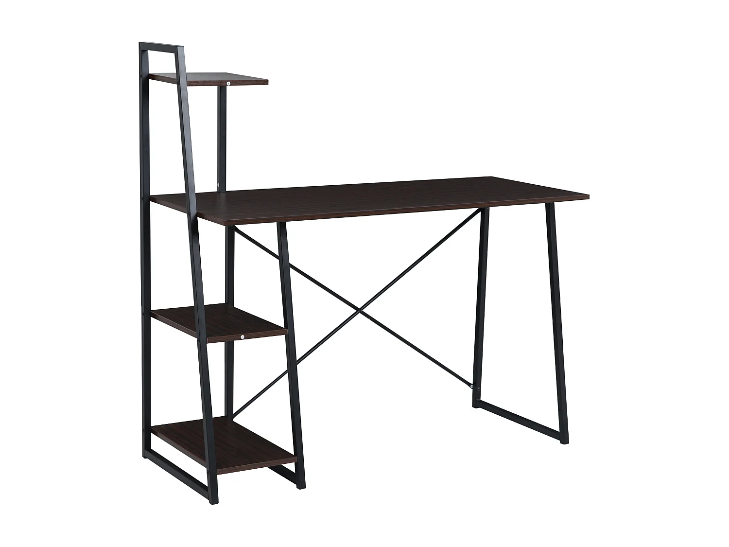 Bureau Étagère Pieds en métal