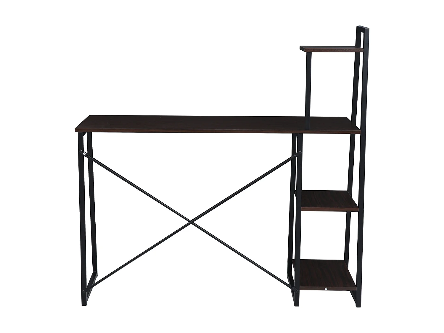 Bureau Étagère Pieds en métal