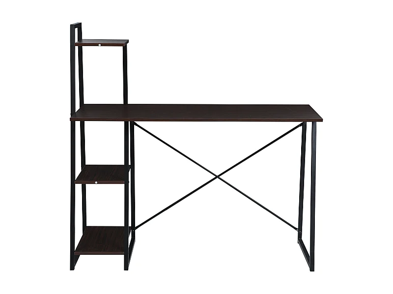 Bureau Étagère Pieds en métal