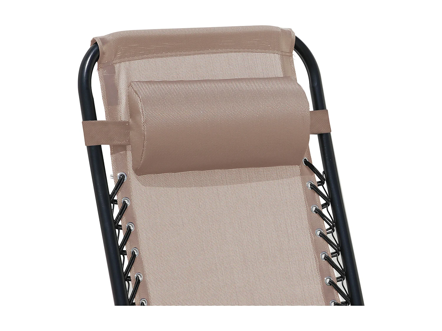 Lot de 2 chaises de jardin avec coussin pliables