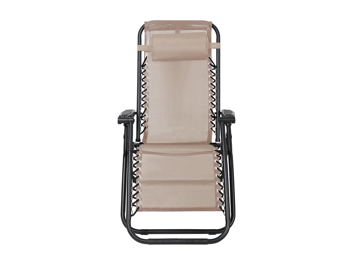 Lot de 2 chaises de jardin avec coussin pliables