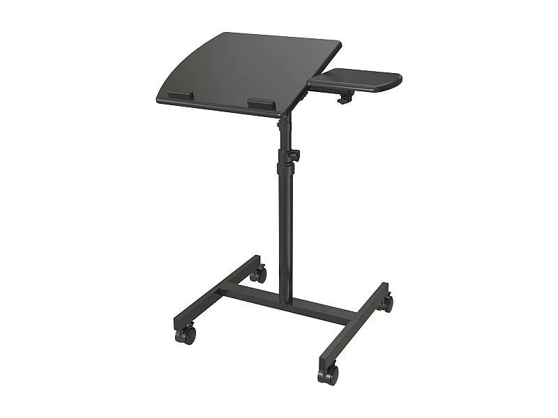Support pour ordinateur portable à roulettes Réglable en hauteur